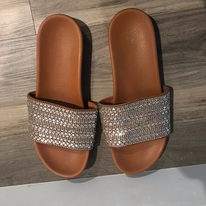 bejeweled slip ons